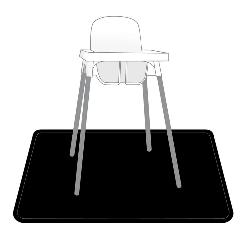 BapronBaby Splash Mat safeguards tables and floors during meals.