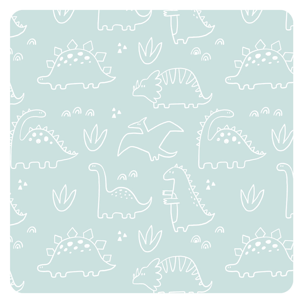 BapronBaby versatile dino mat protects floors on outings and at home.