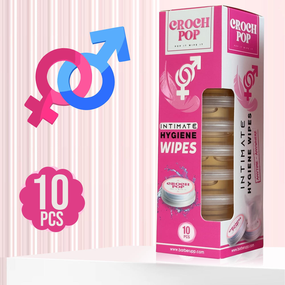 BARBERUPP individually wrapped towelettes ready for on-the-go refreshing