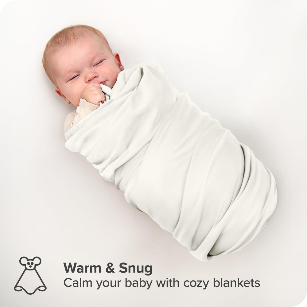 Bare Home 30x30 blanket in crib, lightweight warmth during naptime and feeds