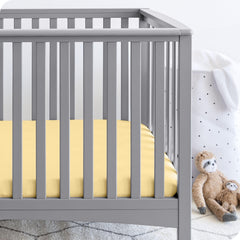 Bare Home two-pack crib sheets fit mattresses up to eight inches deep
