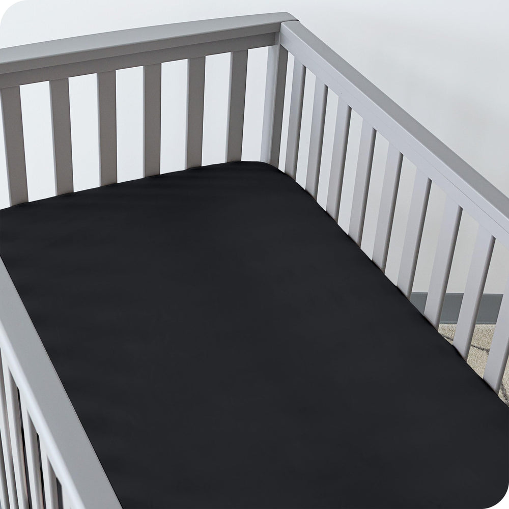 Bare Home two-pack crib sheets simplify changes and naps