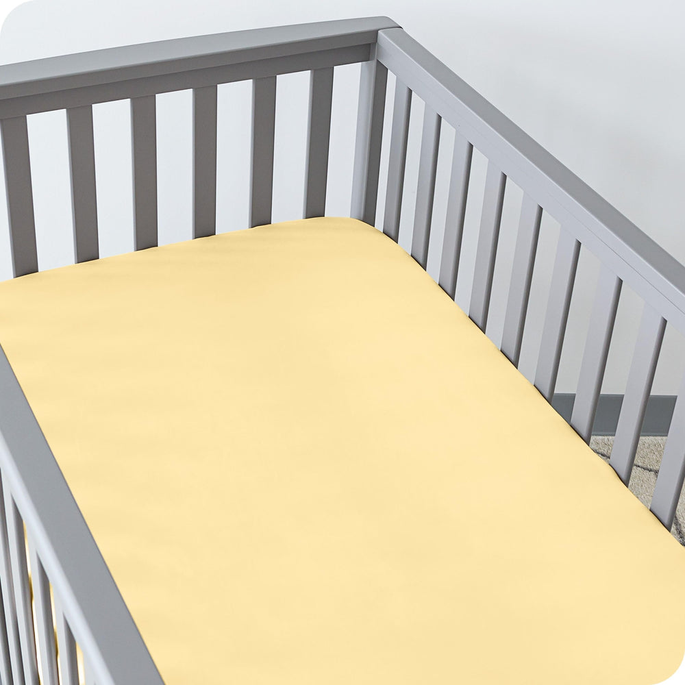 Bare Home two-pack ultra-soft microfiber sheets deliver breathable baby sleep