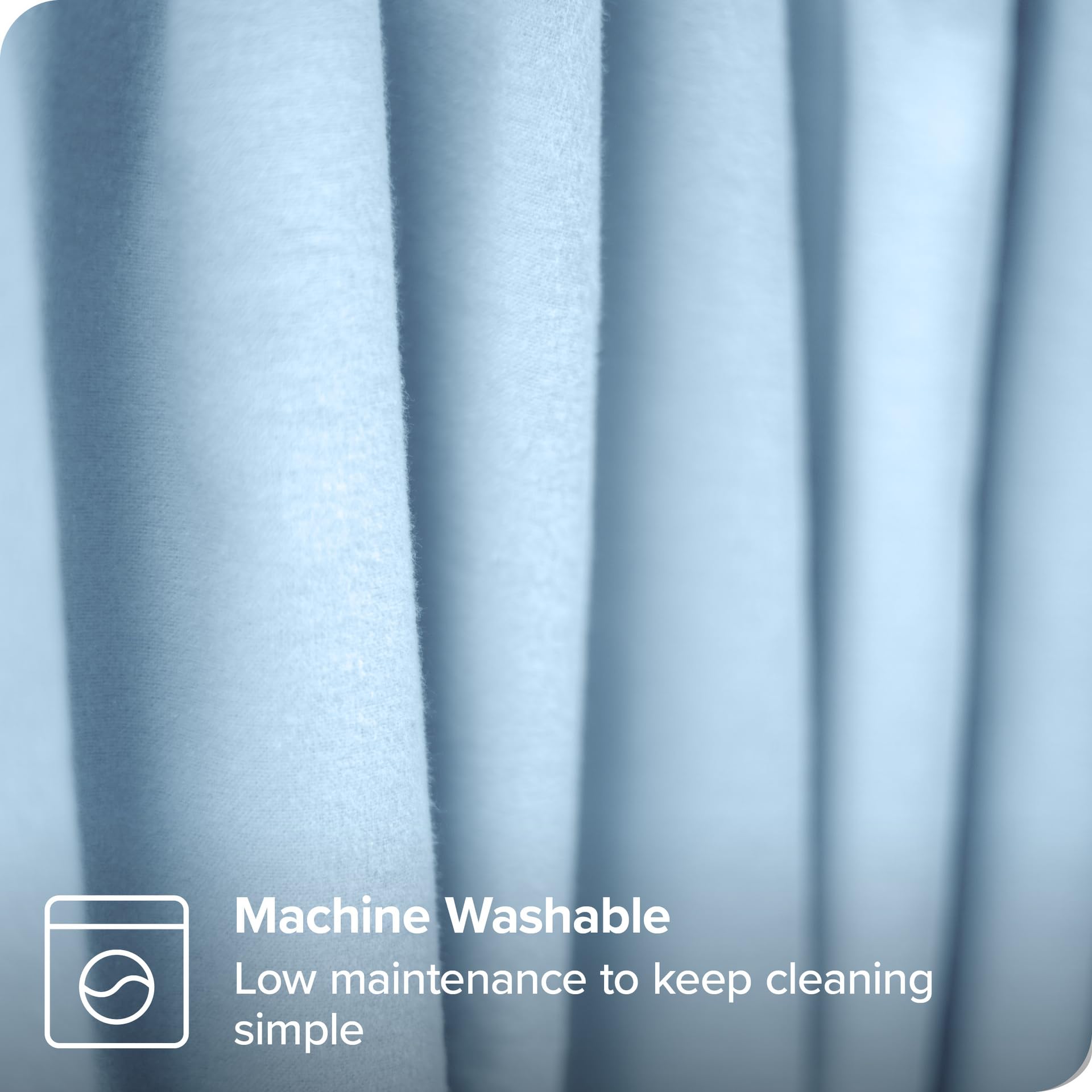 Bare Home flannel receiving blanket easy care and machine wash friendly