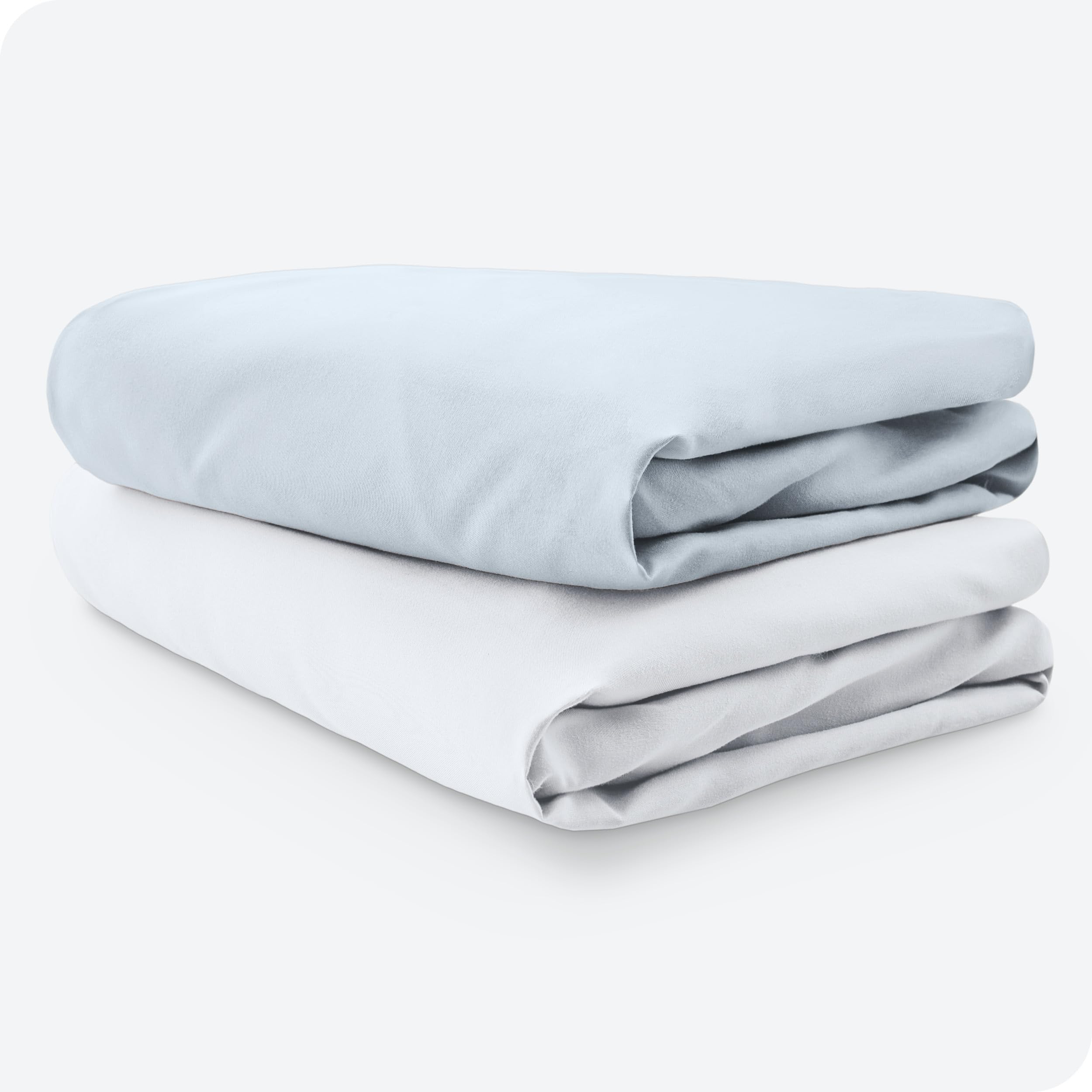 Bare Home sky blue and white nursery set enhances cozy sleep spaces.