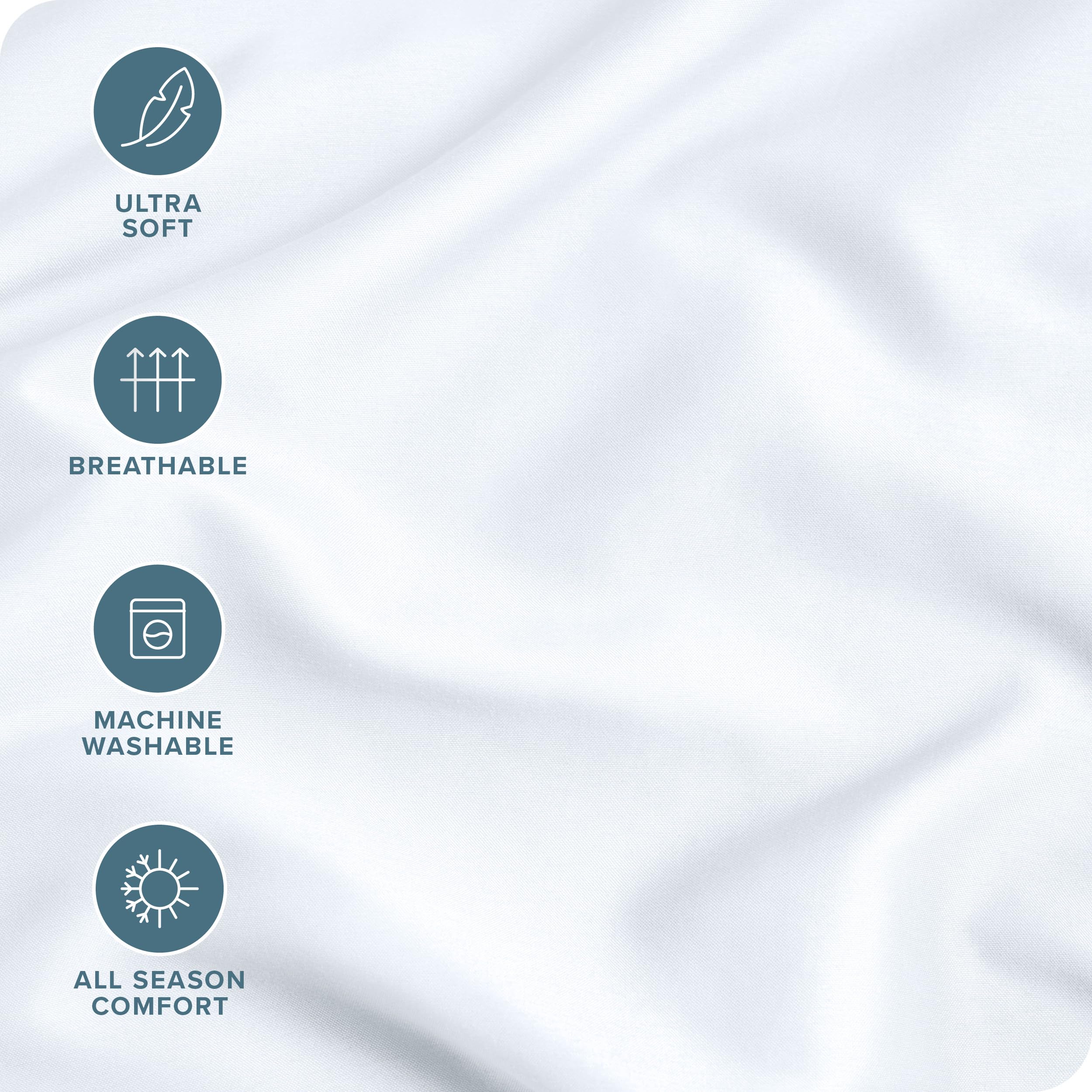 Bare Home pillowcase in use on a pillow demonstrates cozy, sleep-ready feel.