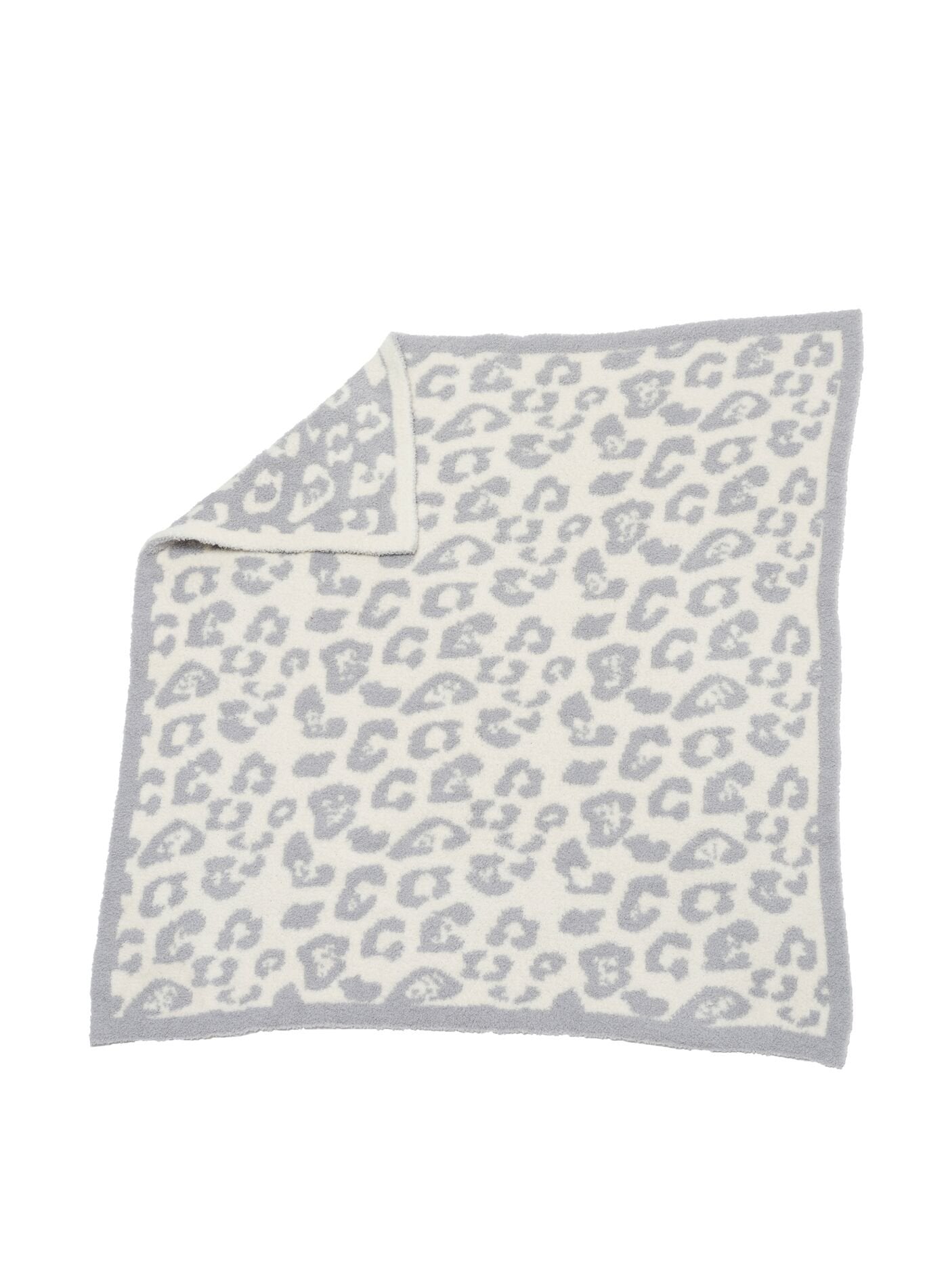 Barefoot Dreams baby blanket with wild-print in Ocean and Cream for cozy nursery decor
