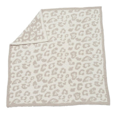 Barefoot Dreams CozyChic Barefoot in the Wild pattern for nursery decor.