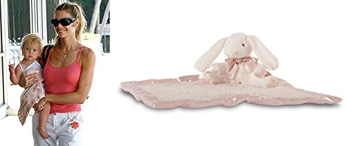 Barefoot Dreams CozyChic Buddie pink bunny 15x17 size fits tiny hands