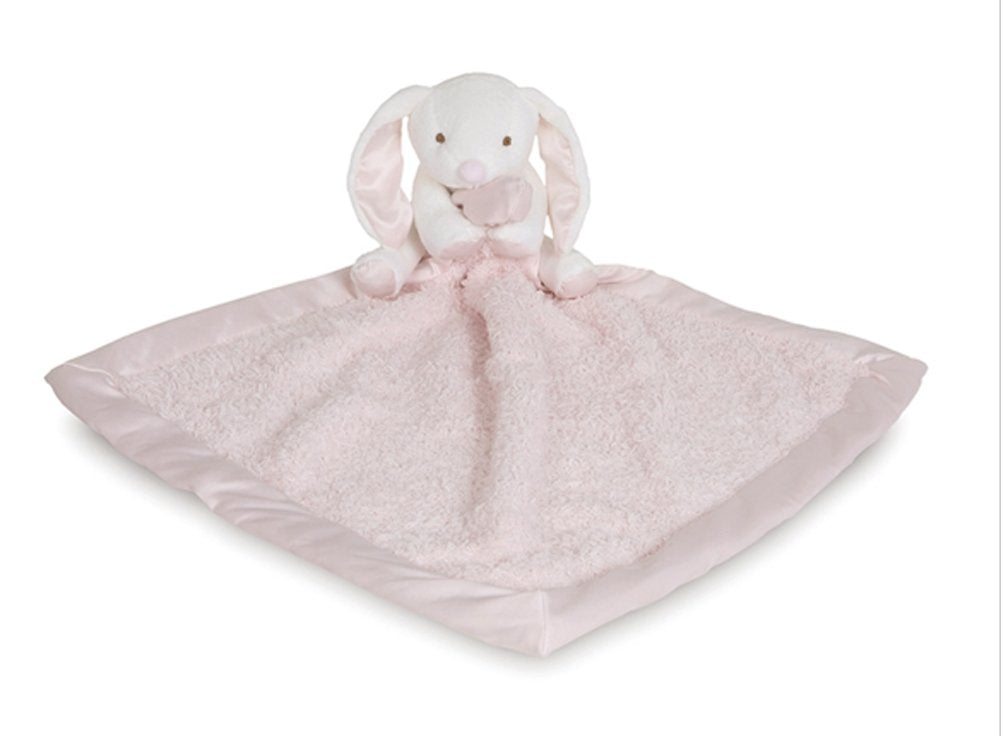Barefoot Dreams CozyChic Buddie pink bunny for cozy hugs and nap-time comfort.
