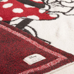 Barefoot Dreams CozyChic Classic Disney Mickey Minnie blanket baby snuggle setup.