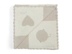 Barefoot Dreams CozyChic Cuddle Blanket 30x30 ideal for swaddling