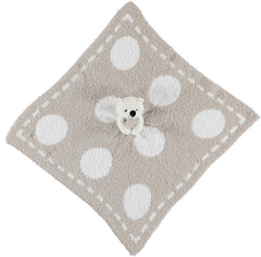 Barefoot Dreams CozyChic Dream Buddie full view with blanket for secure on-the-go companion.
