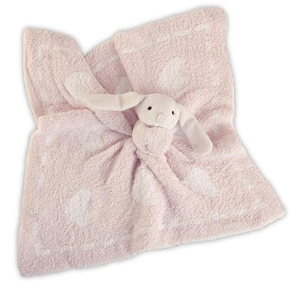 Barefoot Dreams CozyChic Dream Buddie pink white face plush, ideal for on-the-go snuggles