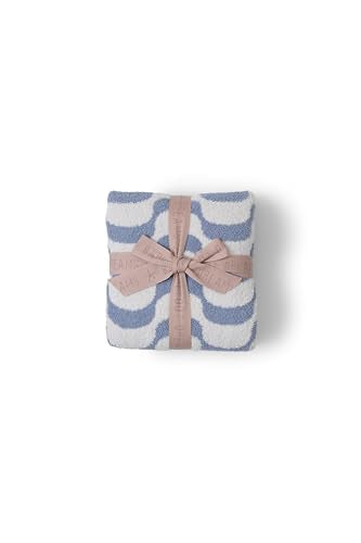 Close-up of Barefoot Dreams CozyChic knit texture showing plush, durable fabric.