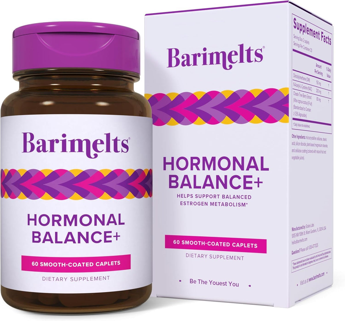 BariMelts bottle close-up showing caplets for easy daily use