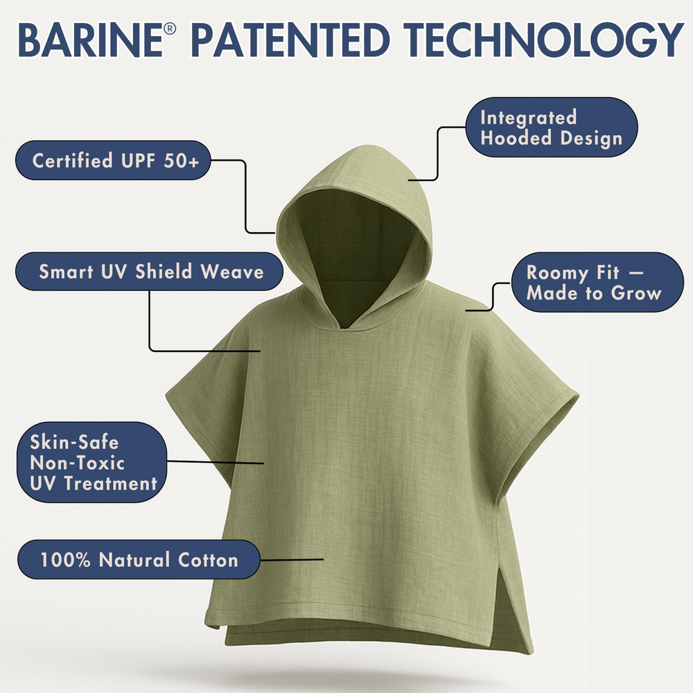 Barine RayGuard grey towel ready for poolside sun protection.