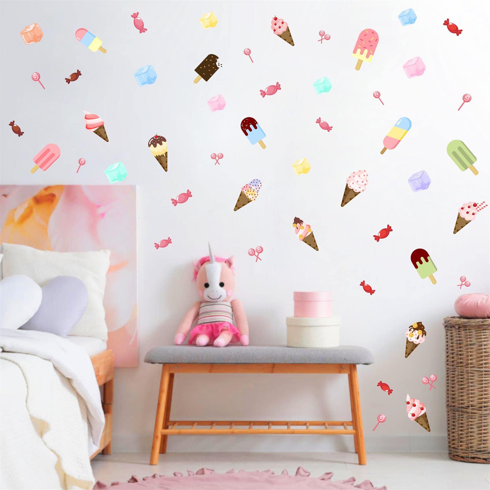 Barri Design candy cone decals spark creativity in playrooms and classrooms