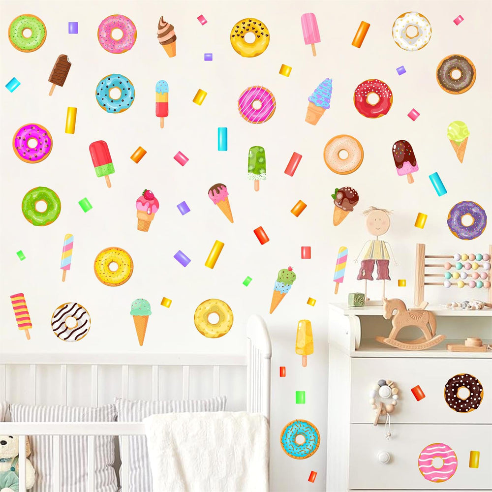 Barri Design playroom wall sticker desserts encourage imaginative play
