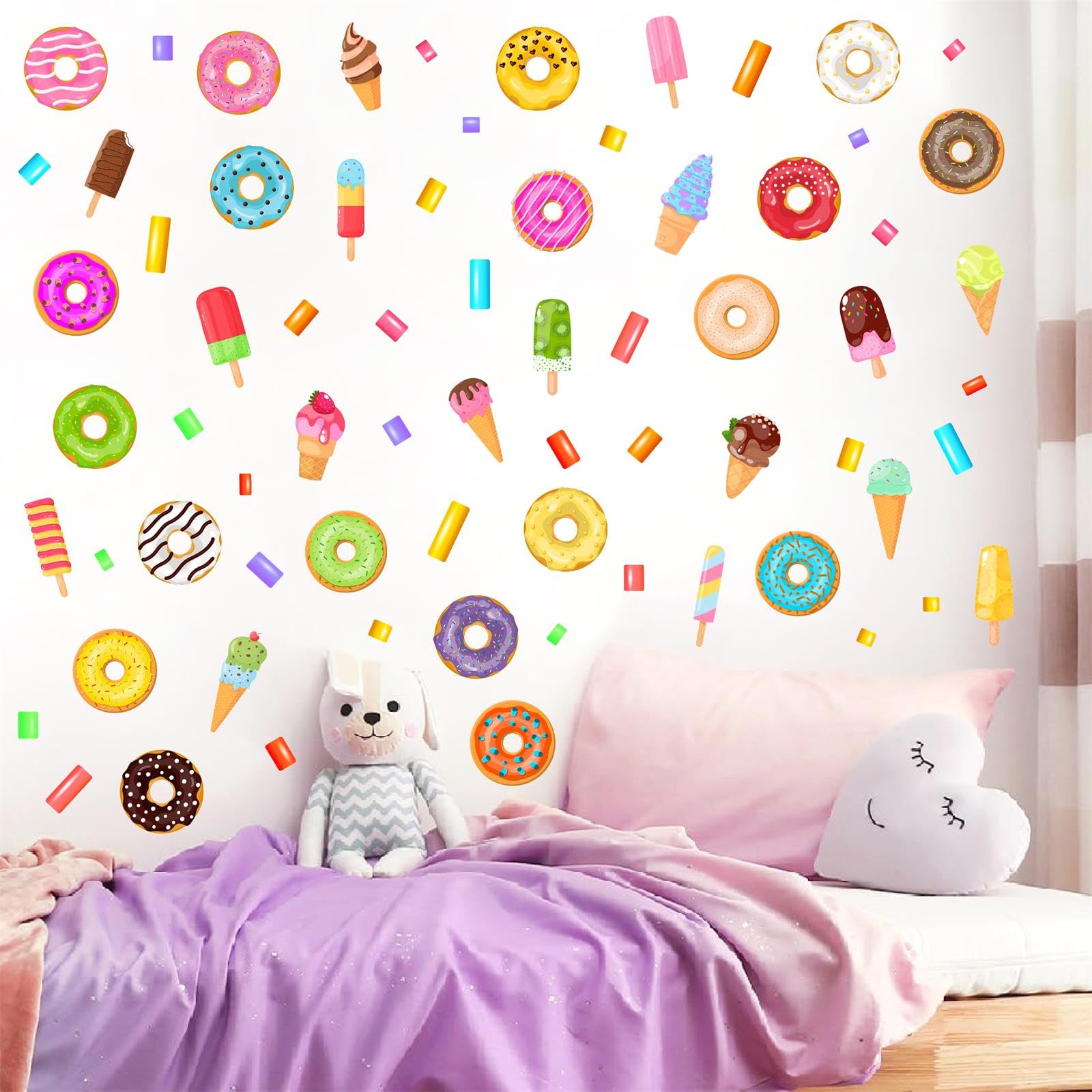 Barri Design nursery decor wall stickers safe, removable, and washable