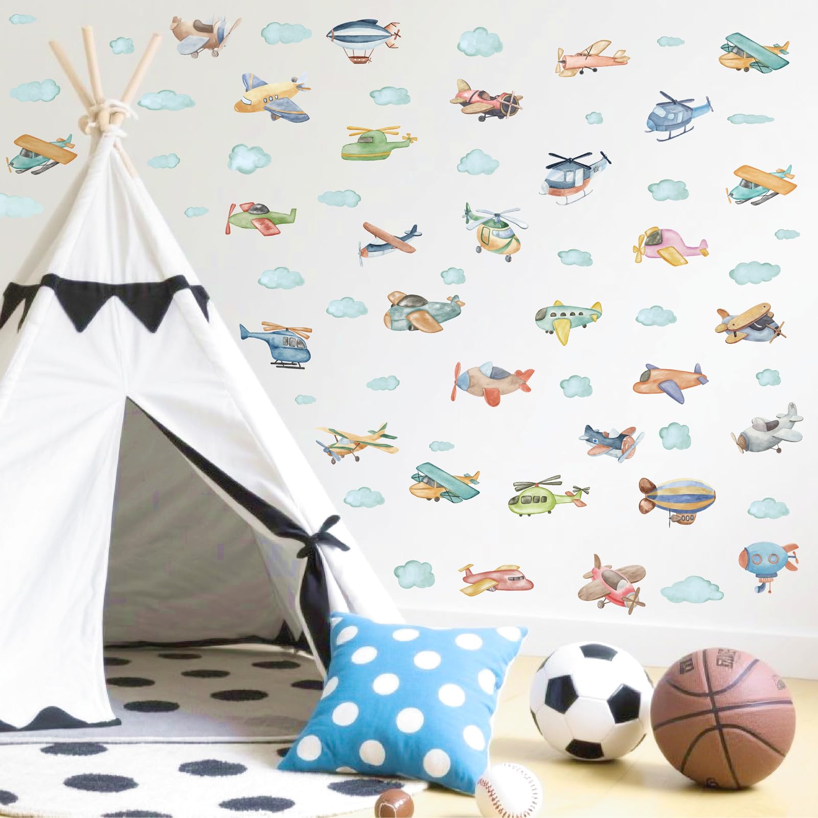 Barri Design nursery playroom wall stickers suit walls, glass, and doors.