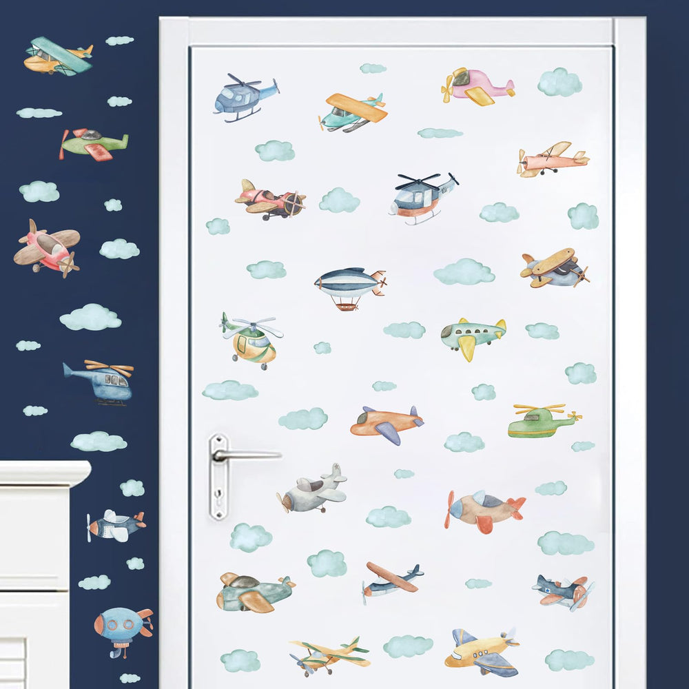 Barri Design waterproof, repositionable decals resist moisture while keeping color.