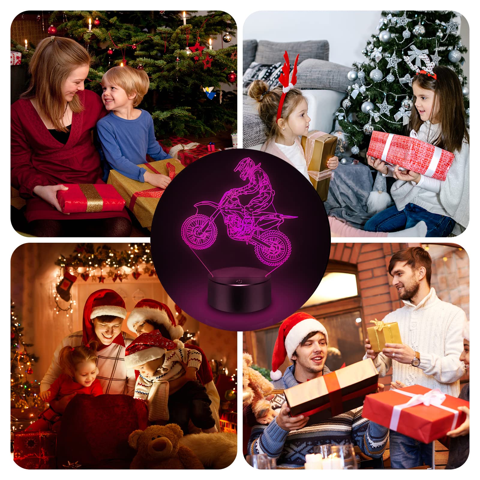 BASSI 3D motorcycle lamp is energy efficient and safe for kids' spaces