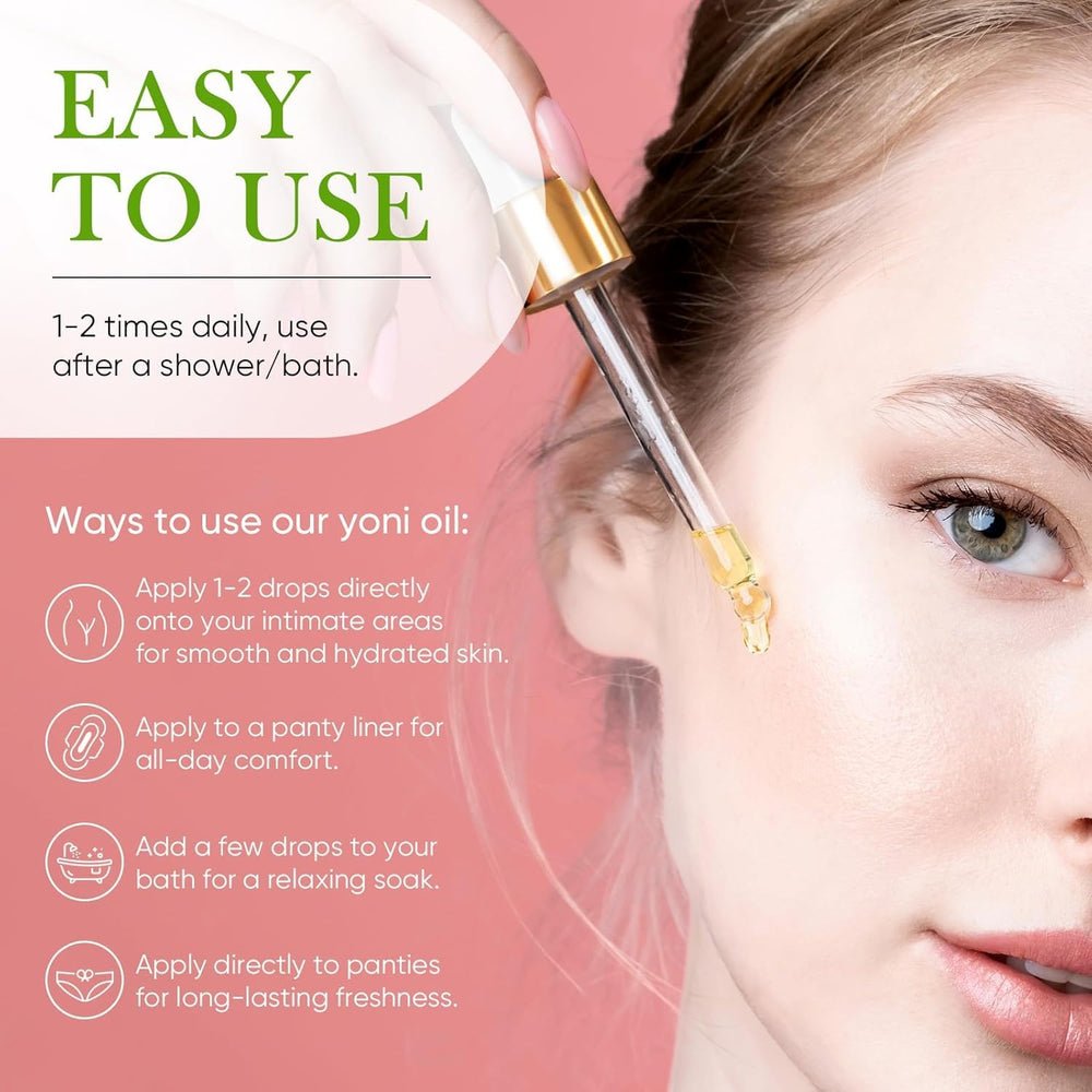 BASSI Yoni Oil skin-friendly formula suitable for diverse skin types.
