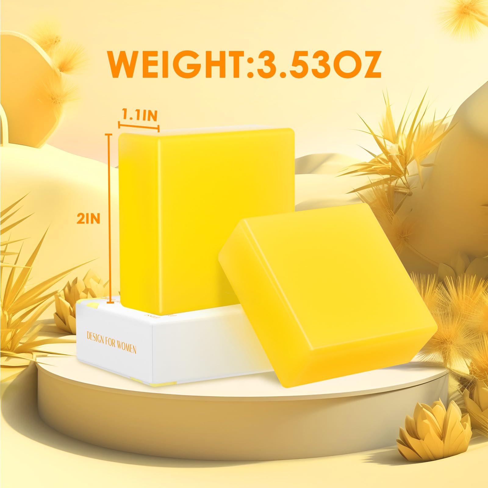 BASSI yoni soap bar packaging box highlights eco-friendly handmade soap.