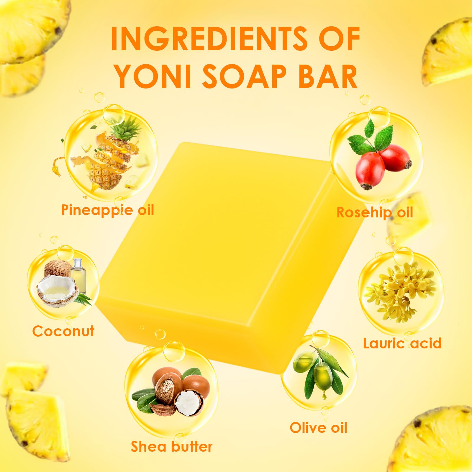 BASSI yoni soap bar texture and soft lather support gentle cleansing.
