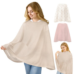 Basumee nursing cover with breathable mesh for cool private feeding