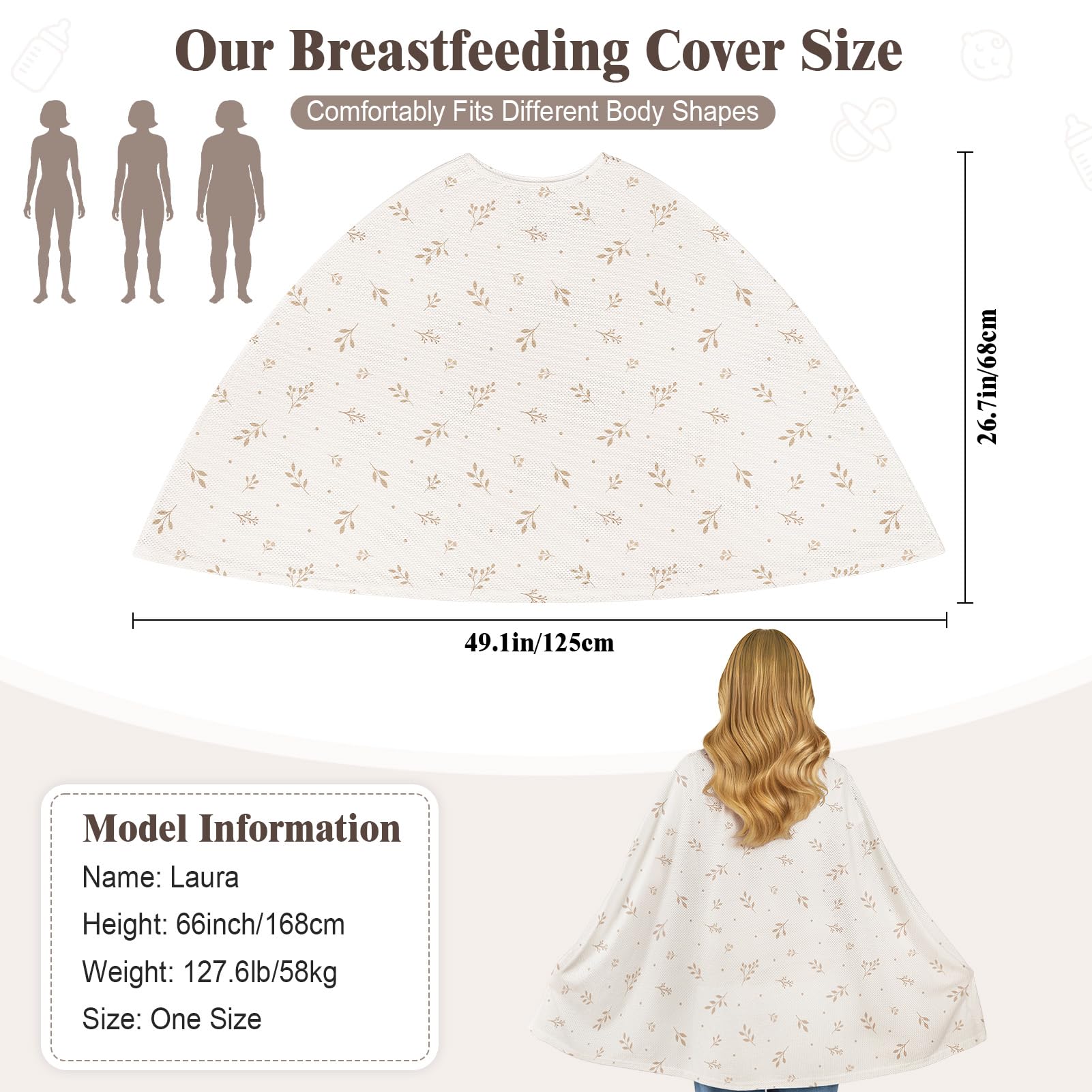 Basumee cover is machine washable and quick-drying for busy moms.