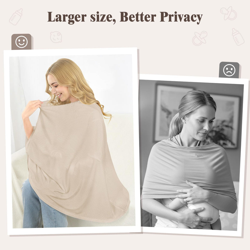 Basumee nursing cover multi-use as shopping cart cover or baby blanket