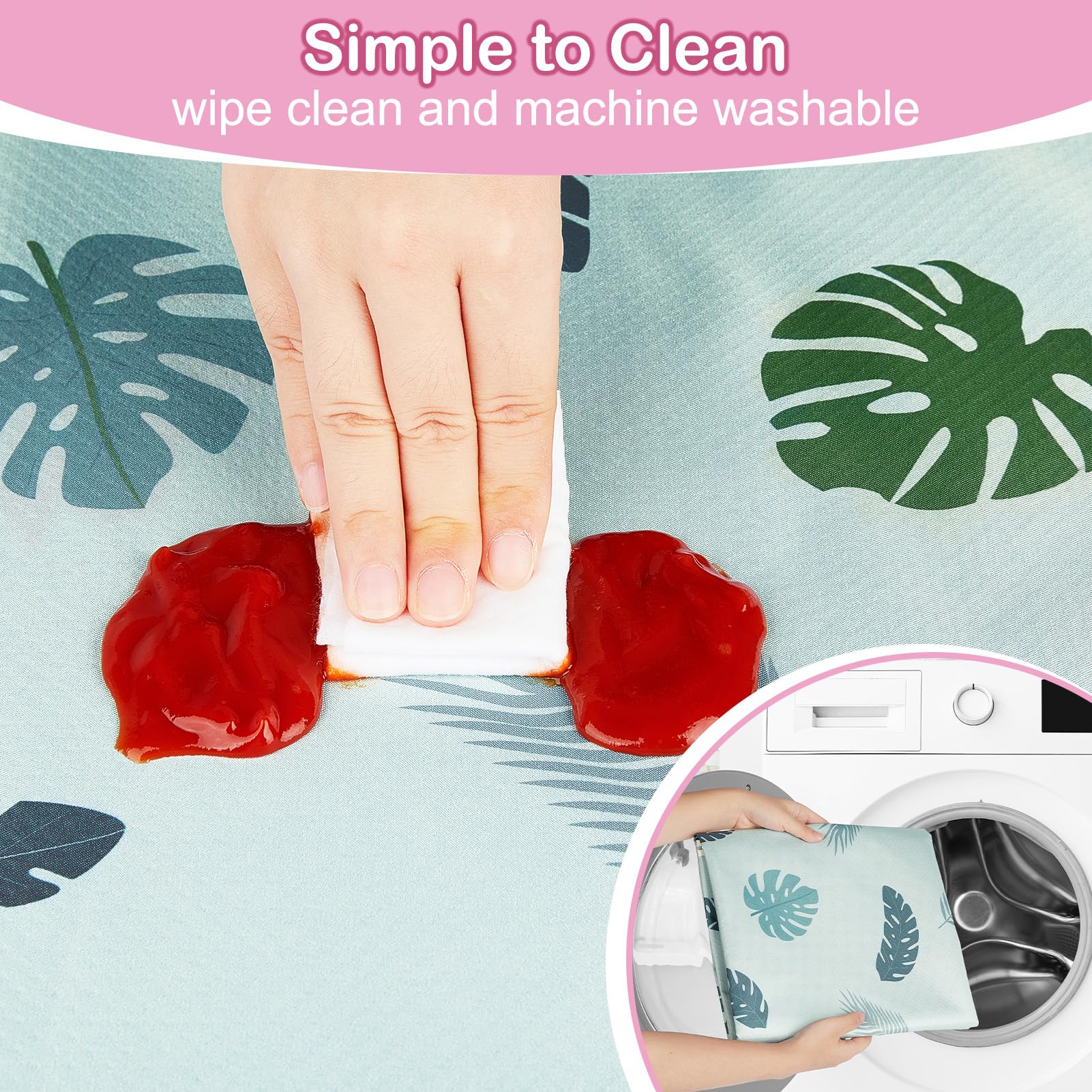 Basumee splat mat cleans quickly with towels or machine wash