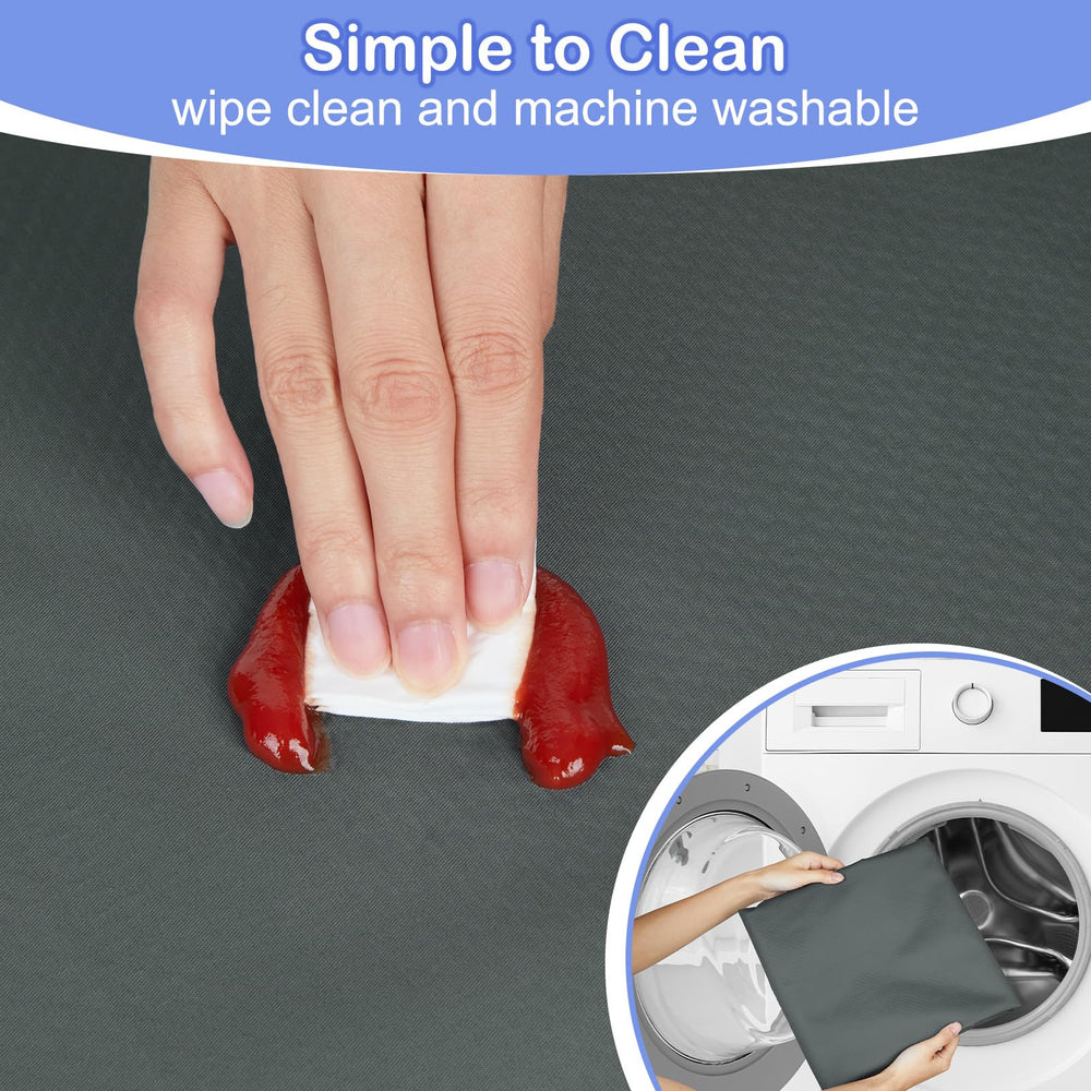 Basumee Splat Mat folds compactly for travel and outdoor meals.