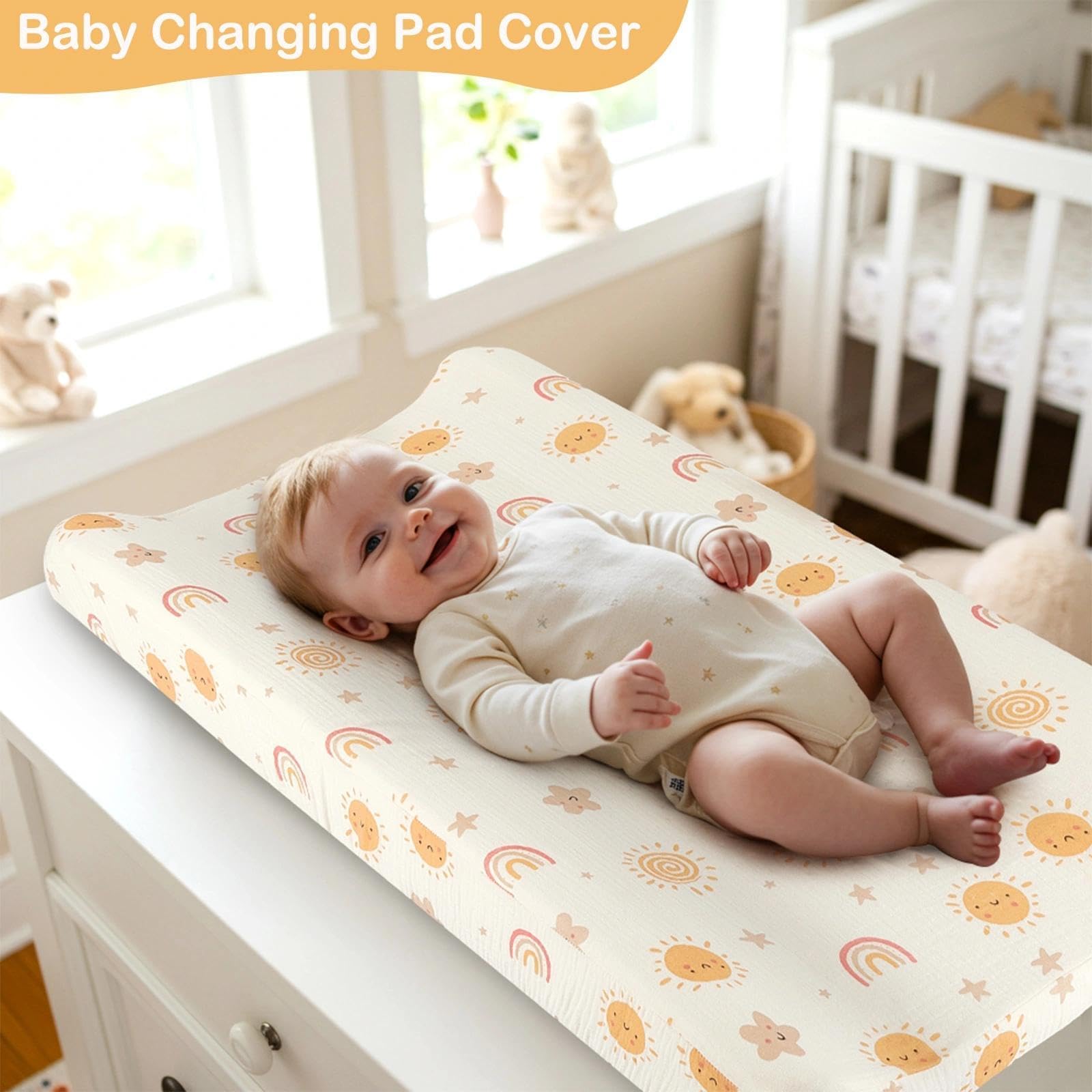 Basumee waterproof TPU bottom layer protects changing pad from leaks
