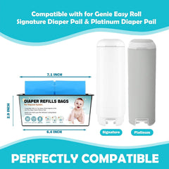 BATADAPTER 7-layer odor barrier technology reduces inside-pail odors during daily use.