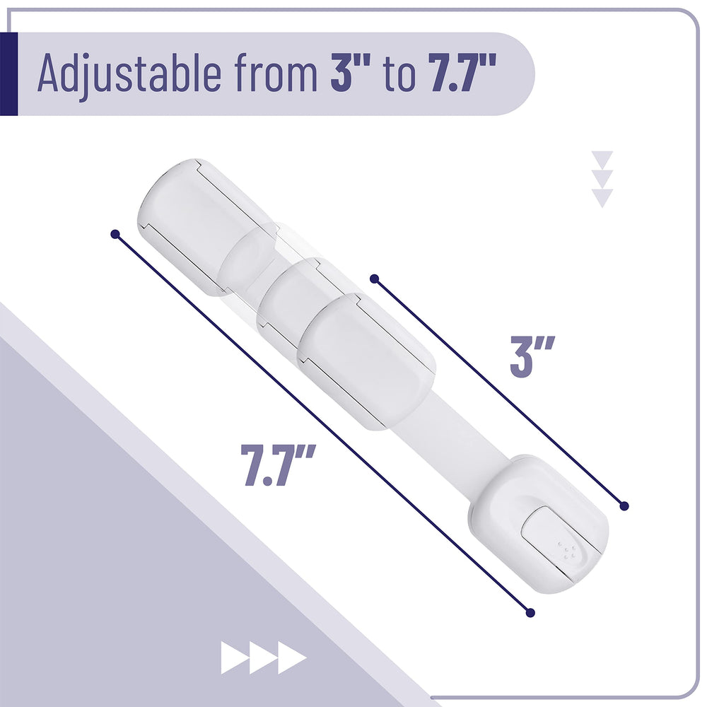 Adjustable Bates Choice strap extending 3 to 7.7 inches.