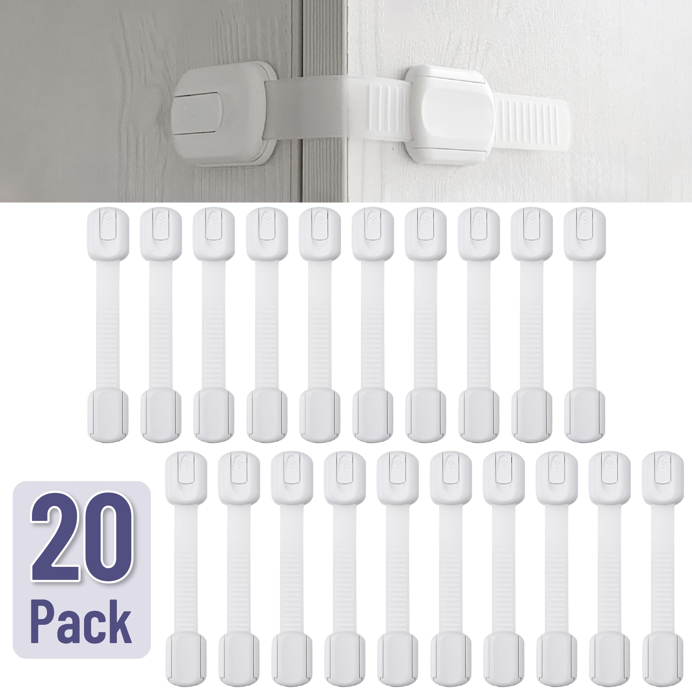 Bates Choice adjustable strap 3in-7.7in fits diverse furniture securely.