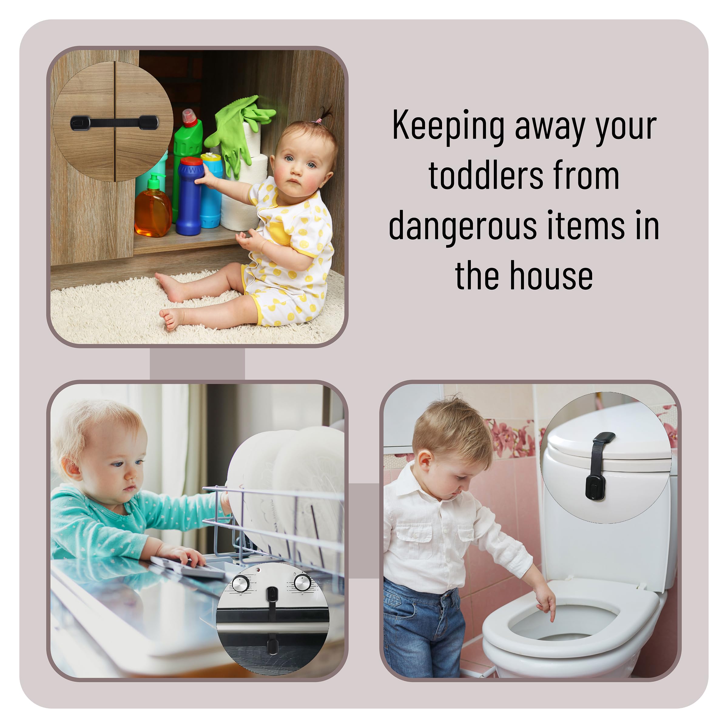 Bates Choice 16-pack display highlights broad safety coverage for homes.