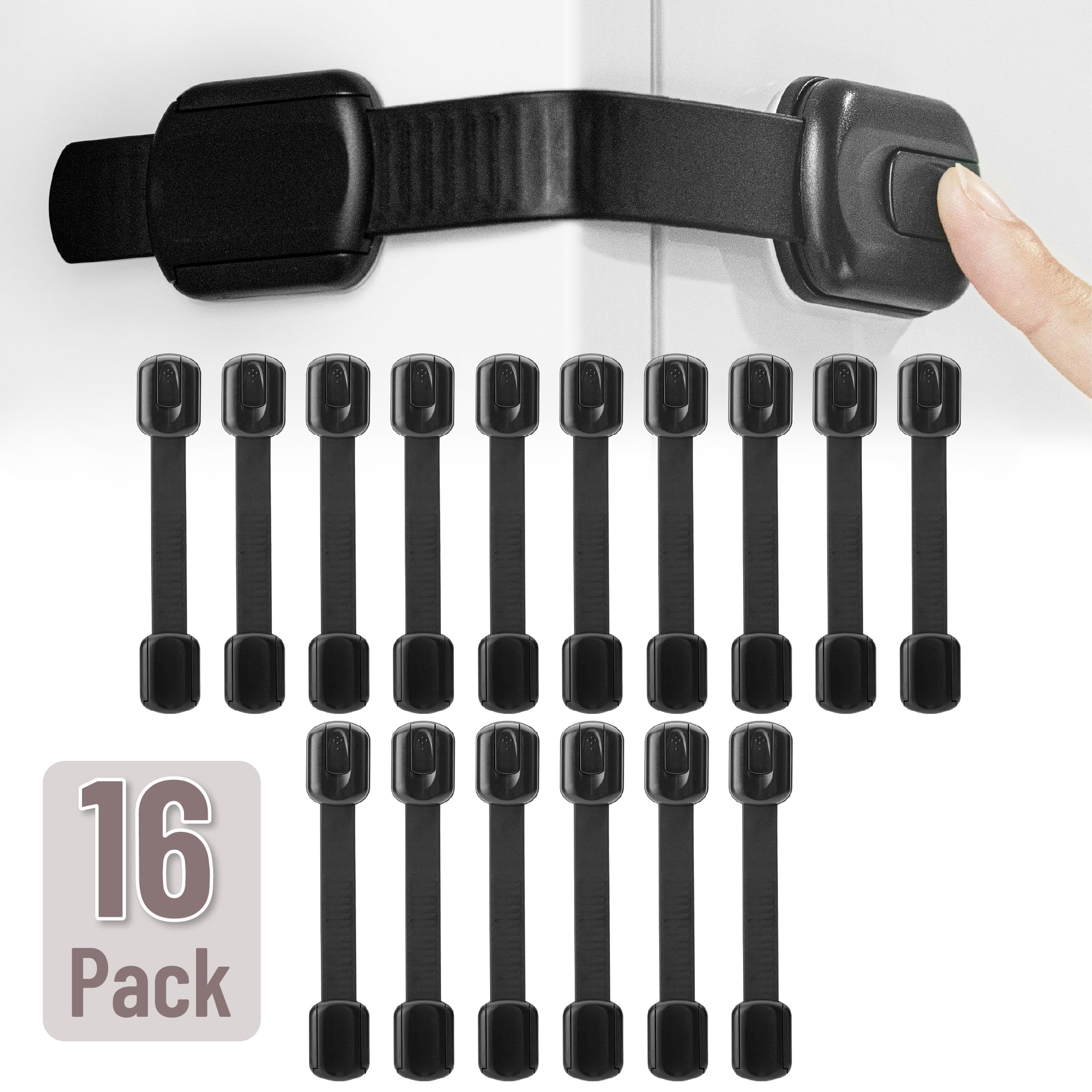 Bates Choice lock with adhesive backing showing quick, renter-friendly installation.