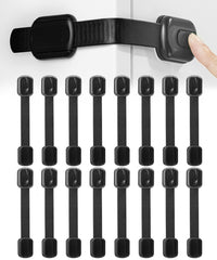 Bates Choice safety lock on cabinet, keeps curious kids out for safer kitchens.