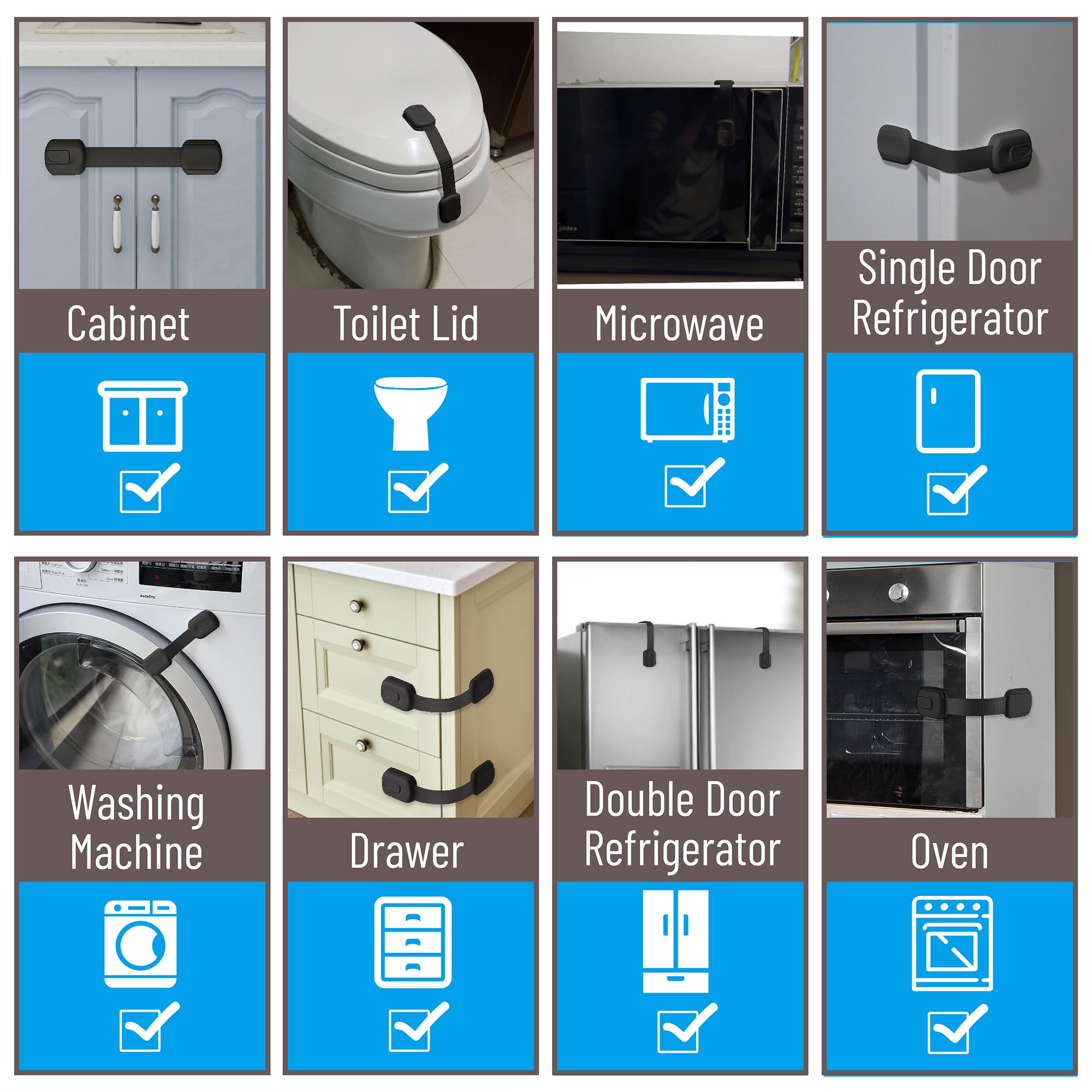 Bates Choice one-hand release demonstrates easy, adult access.