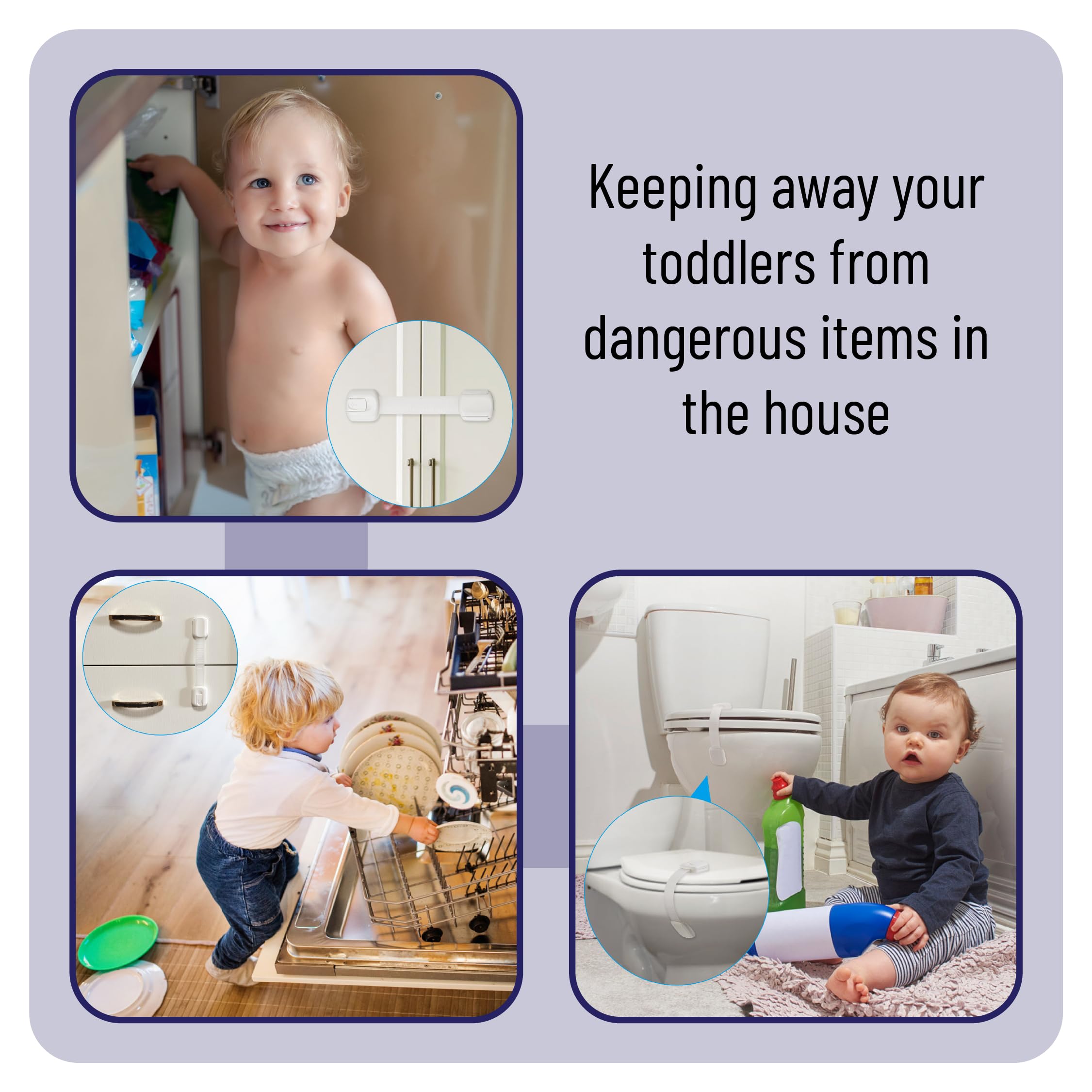 Bates Choice gentle-on-surfaces design protects furniture finishes.