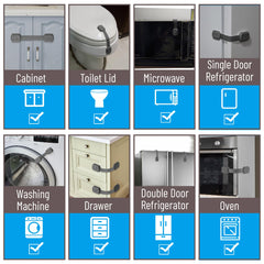 Bates Choice tool-free installation shows adhesive backing for quick setup.