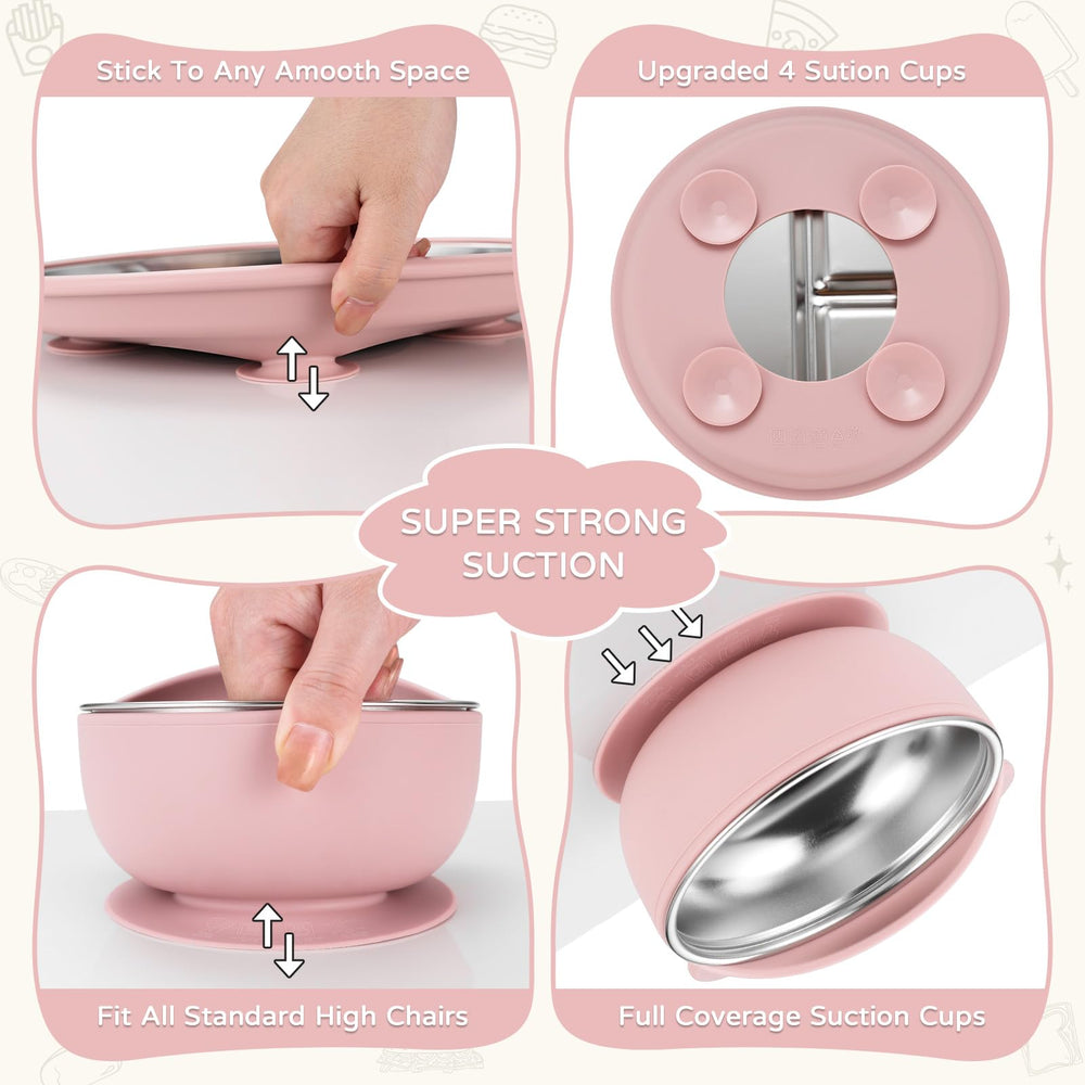 Bathchef dishwasher-safe feeding set for easy cleaning after meals