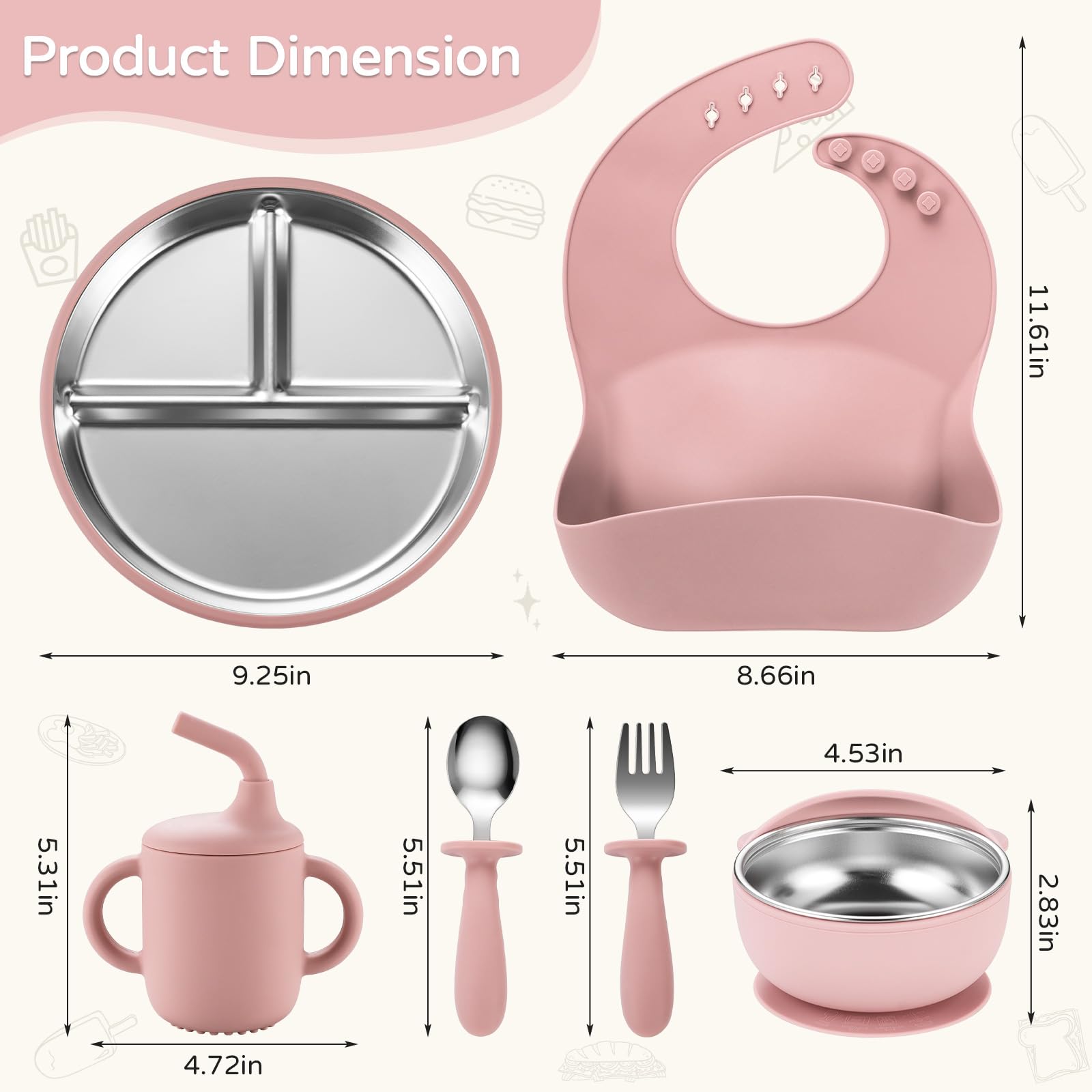 Bathchef four-point suction base anchors plates to the table