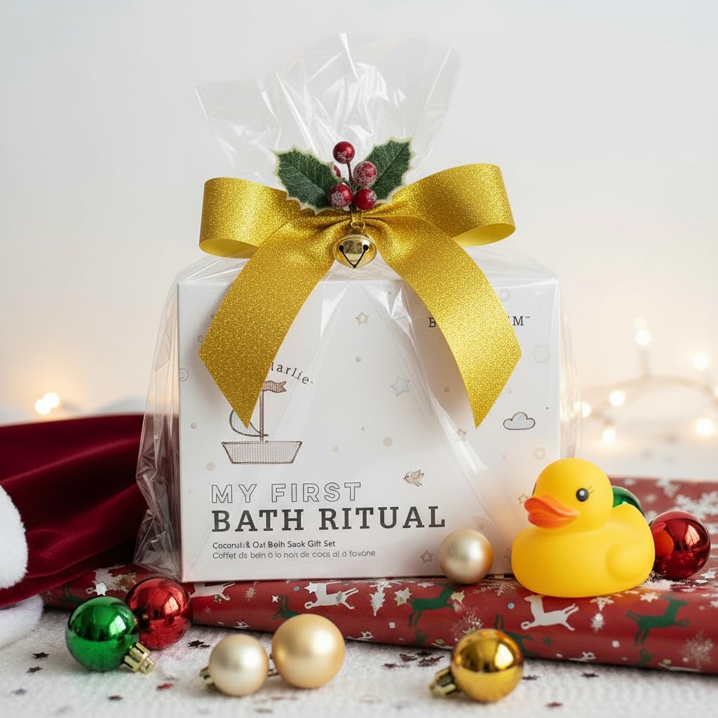 Bathorium Little Charlie reusable gift packaging acts as a keepsake for baby milestones