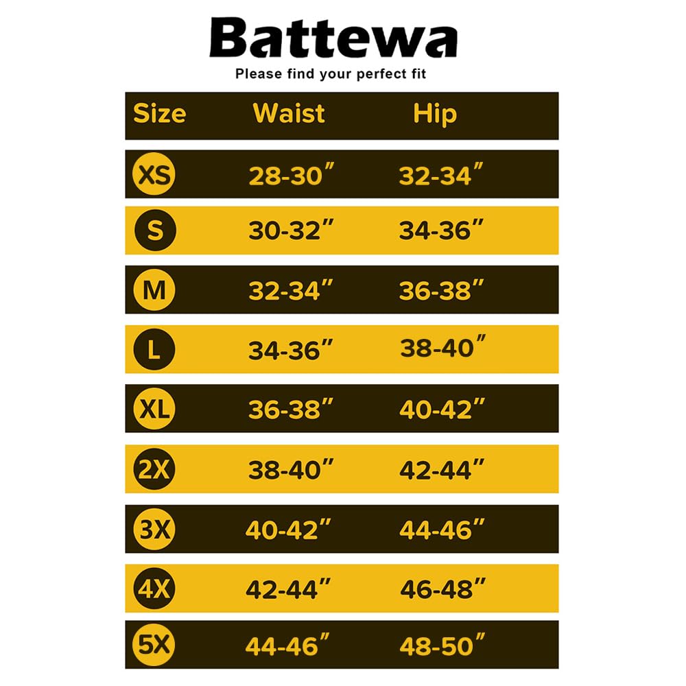 BATTEWA 2-pack x-large black boxer briefs for daily reliability.