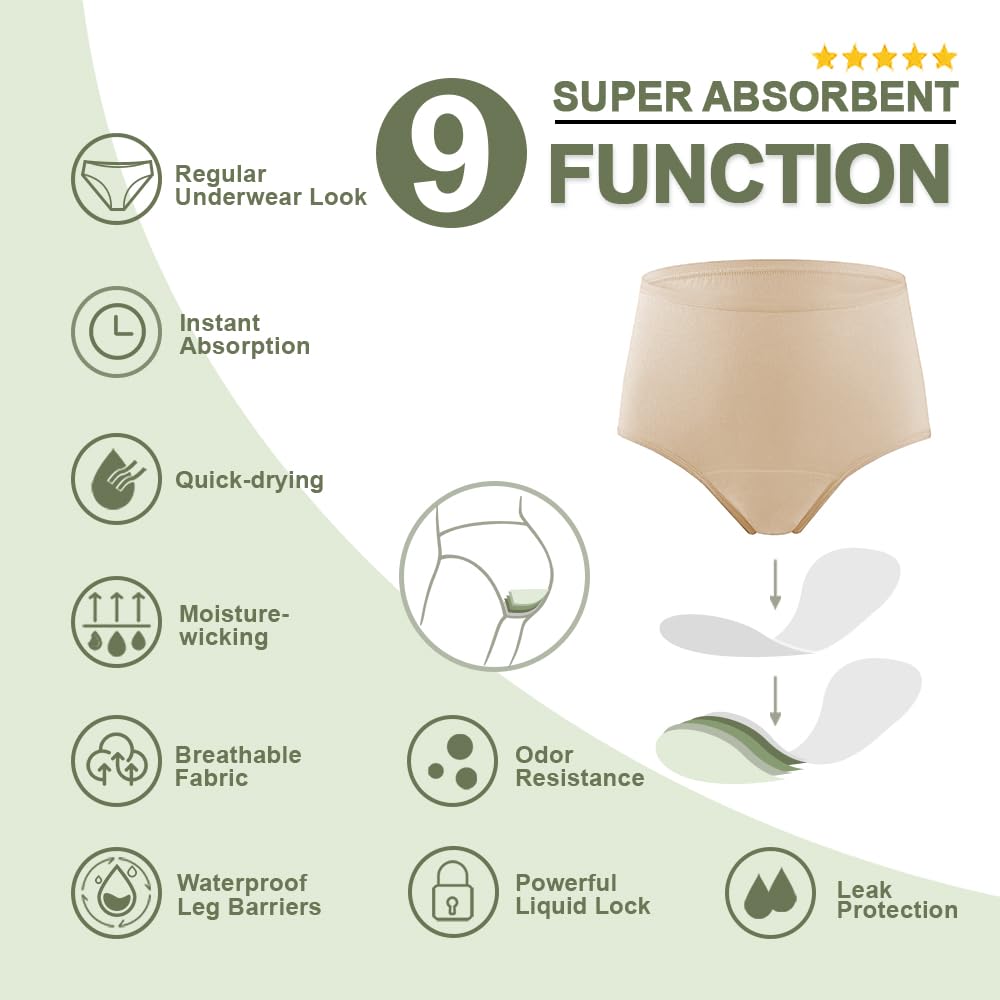 BATTEWA 50 ml absorbent padding for mild to moderate leakage protection.